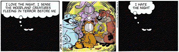 Garfield on Saturday July 26, 1997 Comic Strip