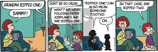 Lola on Friday March 14, 2014 Comic Strip
