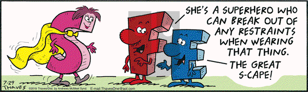 Frank and Ernest on Monday July 29, 2019 Comic Strip