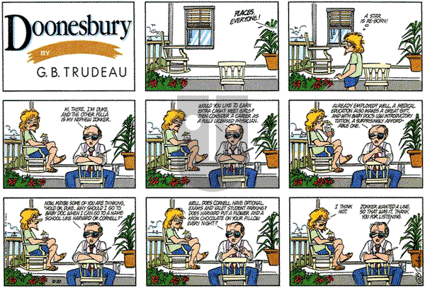 Doonesbury on Sunday October 20, 1985 Comic Strip