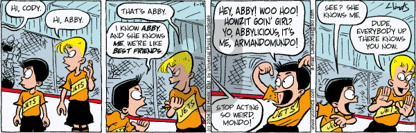 Cleats - Monday January 19, 2004 Comic Strip