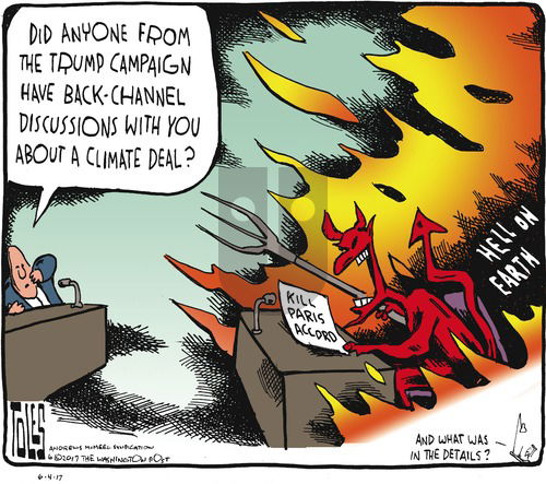 Tom Toles on Sunday June 4, 2017 Comic Strip