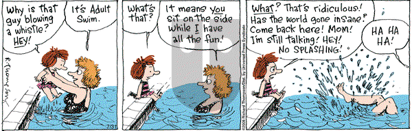 Cul de Sac on Friday July 31, 2009 Comic Strip
