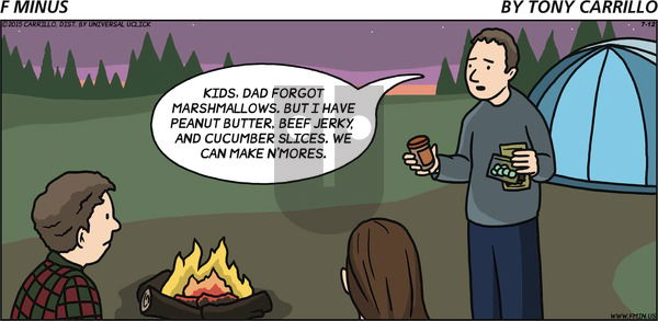 F Minus on Sunday July 12, 2015 Comic Strip