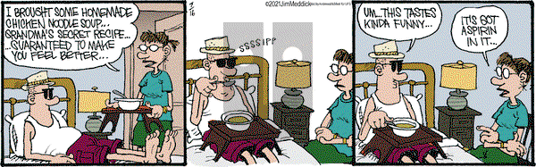 Monty on Friday July 16, 2021 Comic Strip