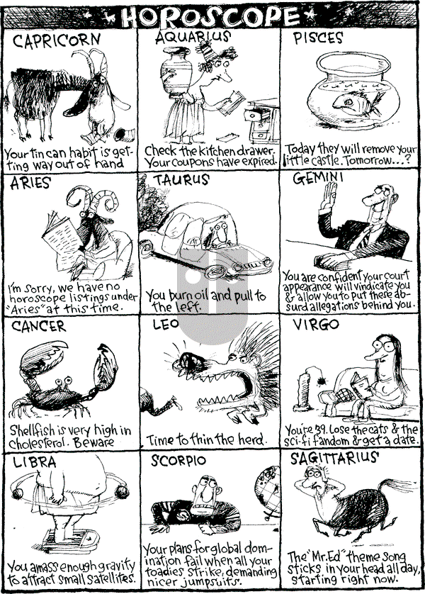 Richard's Poor Almanac - Thursday December 16, 2010 Comic Strip