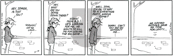 Doonesbury on Thursday December 16, 1971 Comic Strip
