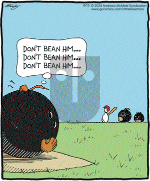 In the Bleachers on Friday June 13, 2025 Comic Strip