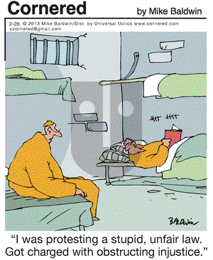 Cornered on Thursday February 28, 2013 Comic Strip