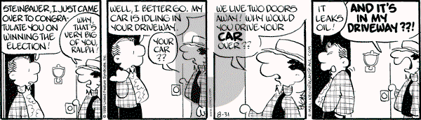 Drabble on Tuesday August 31, 1999 Comic Strip