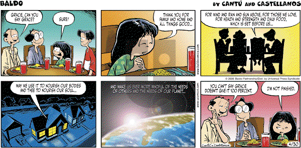 Baldo - Sunday April 30, 2006 Comic Strip