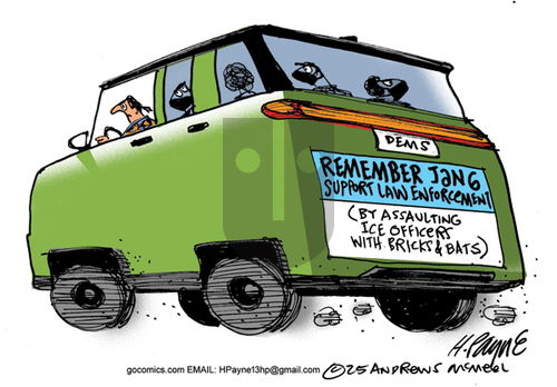 Henry Payne - Monday July 14, 2025 Comic Strip