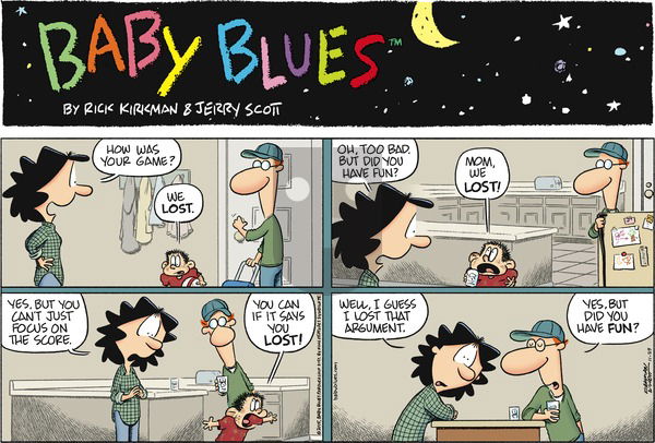 Baby Blues on Sunday November 29, 2015 Comic Strip