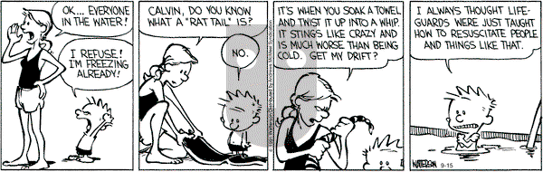 Calvin and Hobbes - Wednesday September 15, 2021 Comic Strip