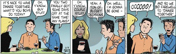 Luann on Tuesday February 7, 2017 Comic Strip