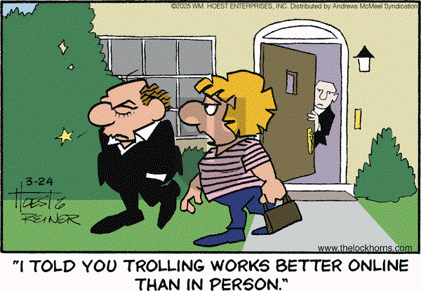 The Lockhorns on Monday March 24, 2025 Comic Strip
