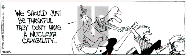 The Buckets on Wednesday November 10, 1999 Comic Strip