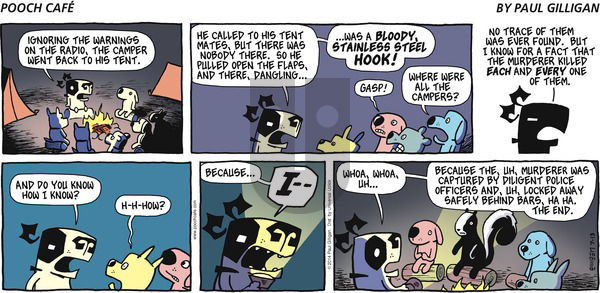 Pooch Cafe - Sunday July 13, 2014 Comic Strip
