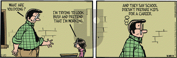 Grand Avenue on Monday February 20, 2017 Comic Strip