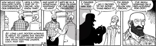 Alley Oop on Monday August 30, 1971 Comic Strip