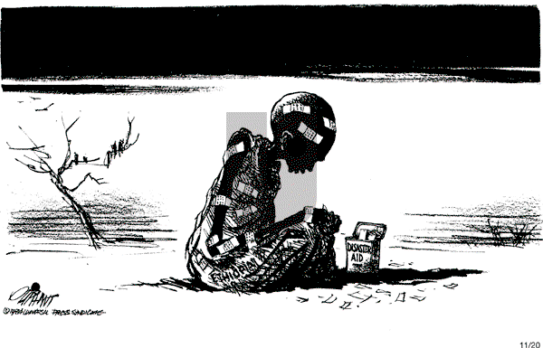 Pat Oliphant - Tuesday November 20, 1984 Comic Strip