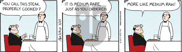 The Born Loser on Friday March 25, 2011 Comic Strip