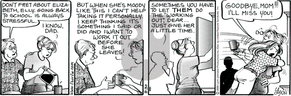 For Better or For Worse on Wednesday August 30, 2000 Comic Strip
