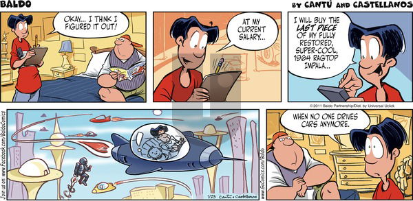 Baldo on Sunday January 23, 2011 Comic Strip