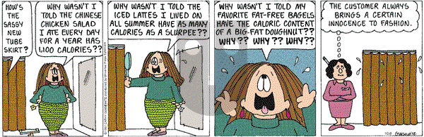 Cathy Classics on Wednesday October 8, 2003 Comic Strip