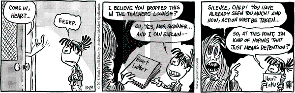 Heart of the City on Monday October 29, 2018 Comic Strip