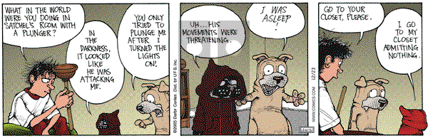 Get Fuzzy on Monday December 26, 2005 Comic Strip