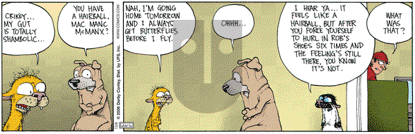 Get Fuzzy on Friday December 8, 2006 Comic Strip