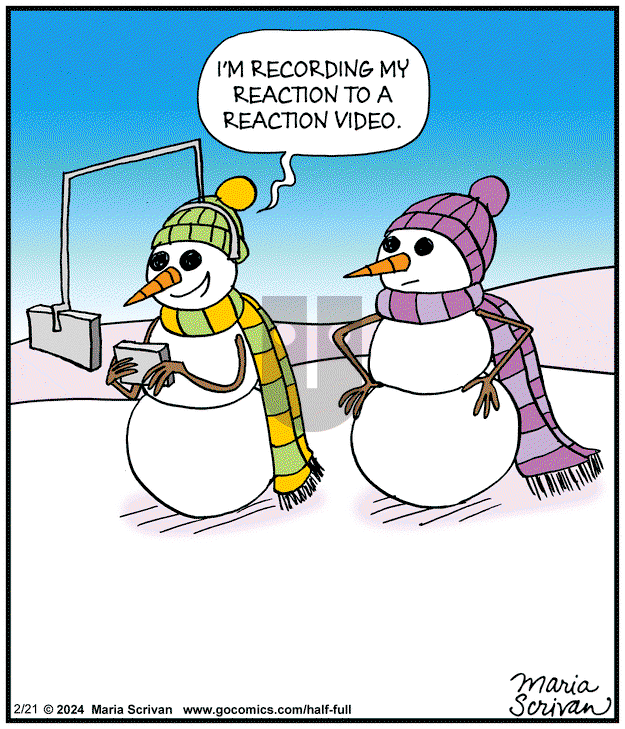 Half Full - Wednesday February 21, 2024 Comic Strip