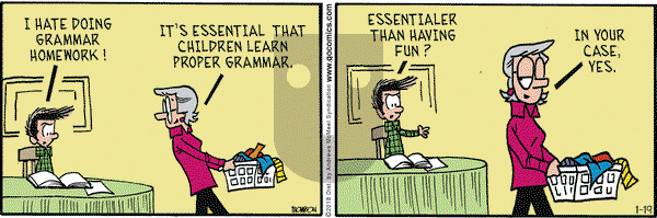 Grand Avenue on Friday January 19, 2018 Comic Strip