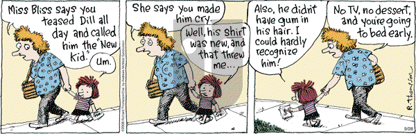 Cul de Sac on Friday September 28, 2018 Comic Strip