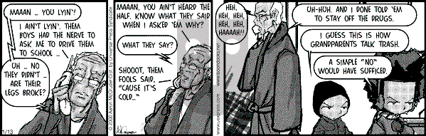 The Boondocks on Thursday August 16, 2007 Comic Strip