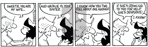 Arlo and Janis on Wednesday March 26, 1997 Comic Strip