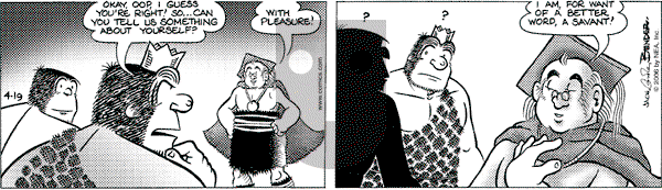 Alley Oop on Wednesday April 19, 2006 Comic Strip