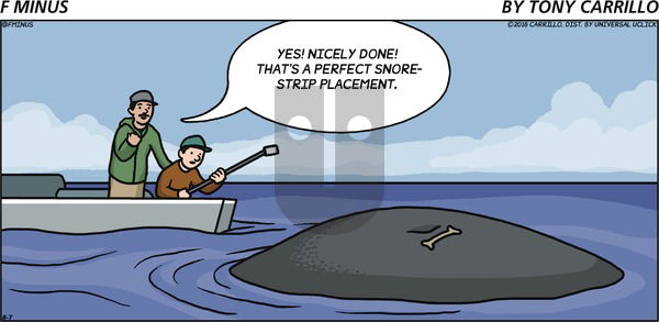 F Minus on Sunday August 7, 2016 Comic Strip