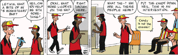Lucky Cow on Wednesday November 3, 2004 Comic Strip