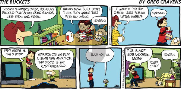 The Buckets on Sunday August 30, 2015 Comic Strip
