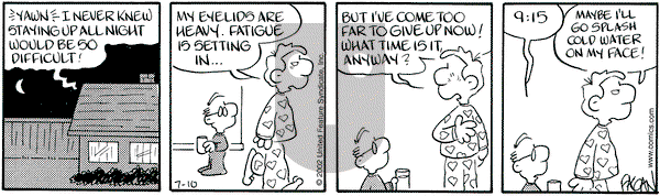 Drabble on Wednesday July 10, 2002 Comic Strip