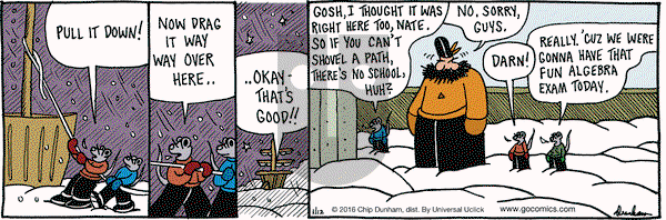 Overboard on Tuesday January 12, 2016 Comic Strip