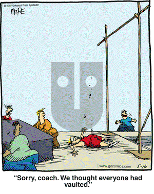 In the Bleachers on Wednesday May 16, 2007 Comic Strip