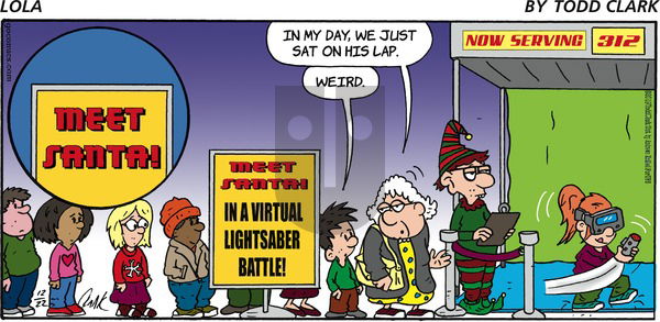Lola on Sunday December 22, 2019 Comic Strip