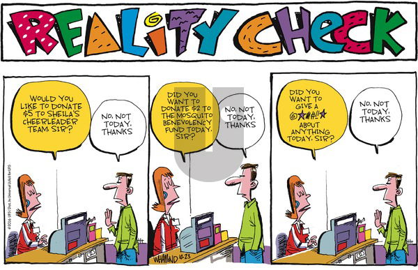 Reality Check on Sunday October 23, 2016 Comic Strip