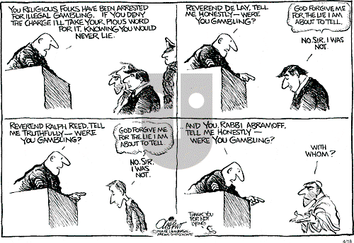 Pat Oliphant on Monday April 18, 2005 Comic Strip