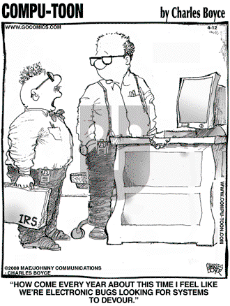 Compu-toon on Thursday April 24, 2008 Comic Strip