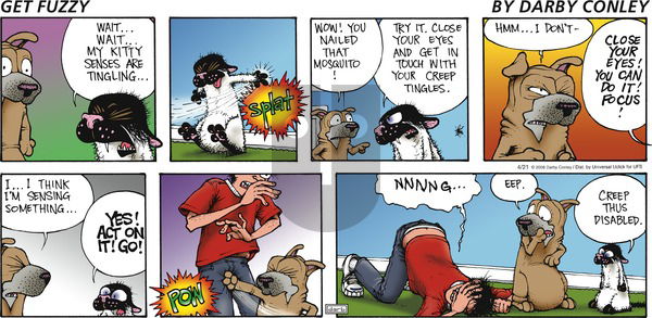 Get Fuzzy on Sunday April 21, 2013 Comic Strip