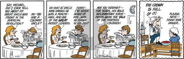 Doonesbury on Monday June 23, 2014 Comic Strip